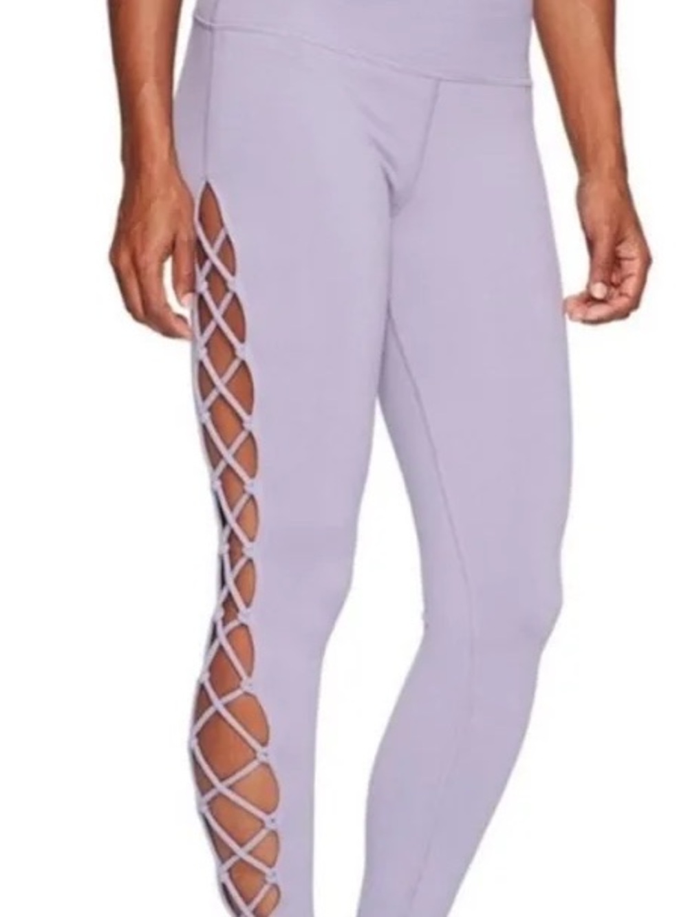 ALO Yoga BLUE Crisscross Side Leggings